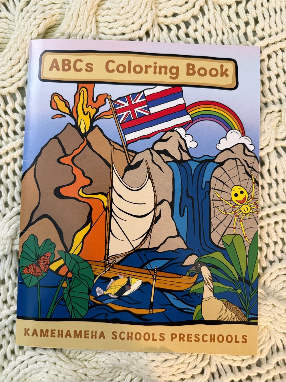 Kids Hawaiian ABCs Coloring Book